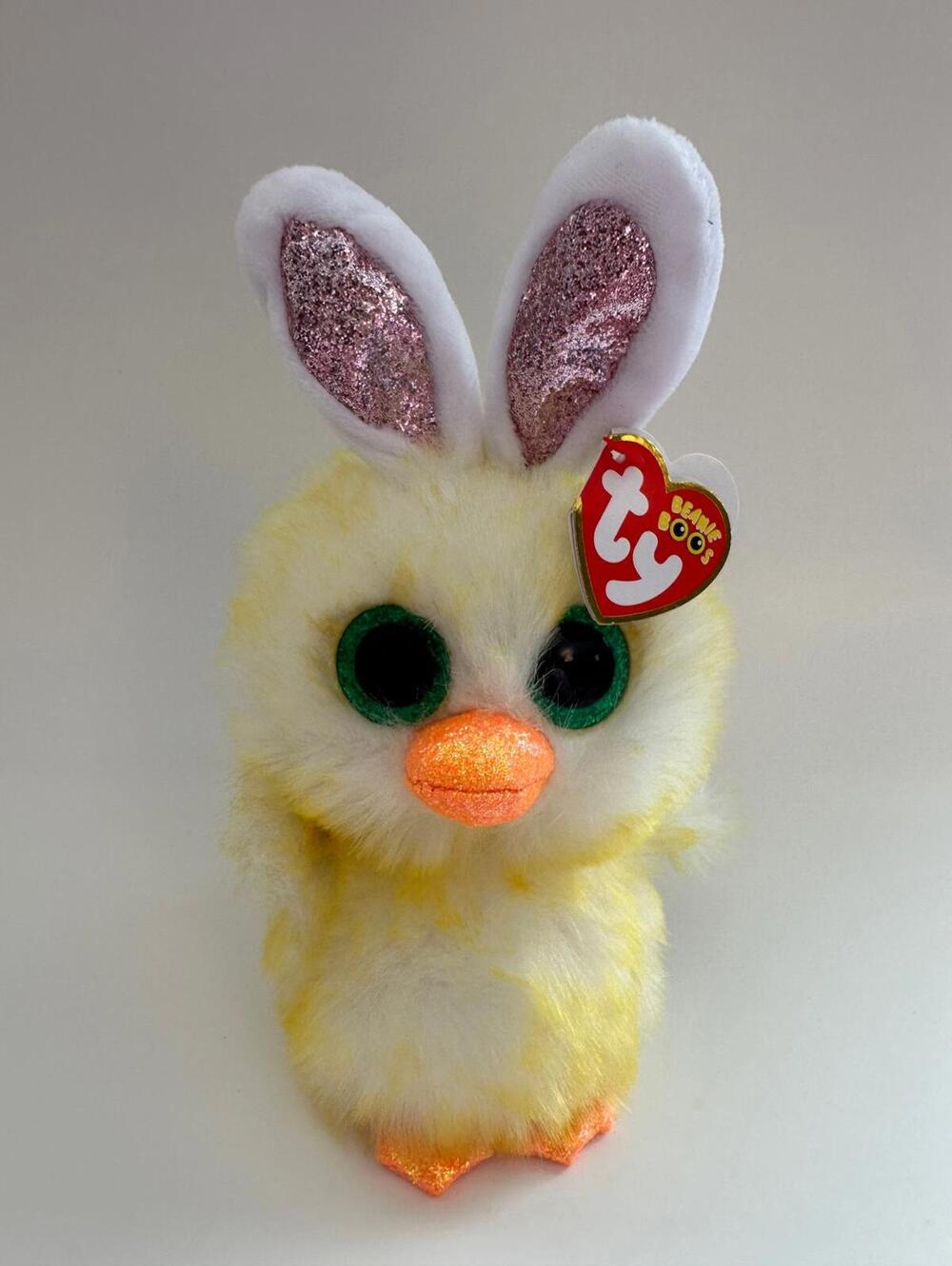 TY Beanie Boo “Coop” the Easter Chick with Bunny Ears (6 inch)